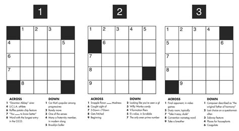 Mini Crossword